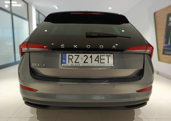 Skoda Scala cena 114800 przebieg: 6100, rok produkcji 2023 z Wojnicz małe 211